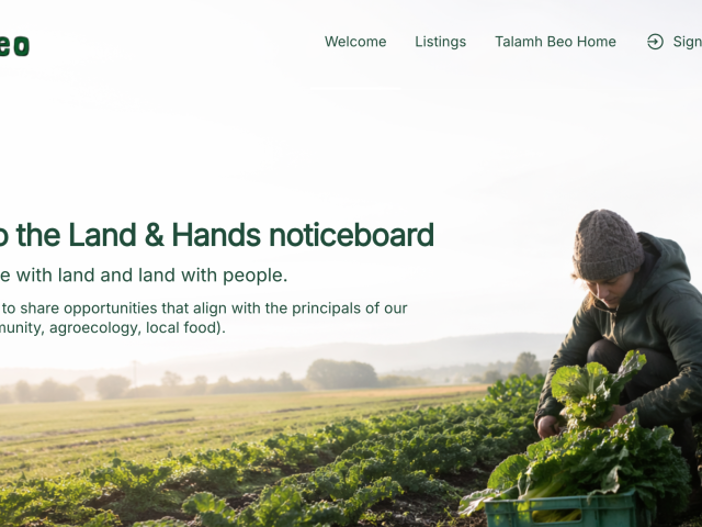 Talamh Beo launch new online space for land and work opportunities